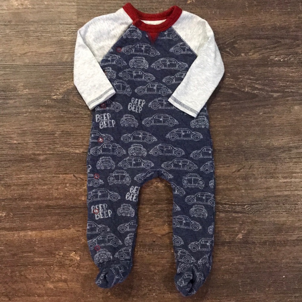 Mud Pie Quilted Footie Onesie
